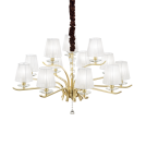 IDEAL LUX - pendant luminaire PEGASO SP12 Ottone Satinato 197746