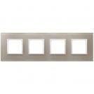 VIMAR - 21669.74 - Eikon EVO Рамка 4х2М немски стандарт Opal brown