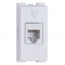 ELMARK - 26012 - PHONE SOCKET WHITE LECCE 