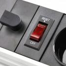 GTV Lighting - Контакт за вграждане в мебел CAMINO Pull-up 2x Schuko, USB A+C, безжично зарядно 10W, кабел 1,5 м, черен AE-BPW2SCAM-20 (5)