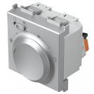 TEM - EM39ES Thermostat 5-30°C 230V max 1.5А 2M, color Silver matt, Modul