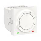 SCHNEIDER ELECTRIC - NU350118 Room Thermostat for heating of cooling 8A white 2 modules New Unica