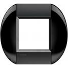BTICINO - LNB4802SM Round cover plate 2 modules - smoking