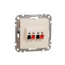 SCHNEIDER ELECTRIC - SDD112411 Sedna Design & Elements - dual spekaer oultet, beige