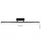 2R - LED WALL LIGHT BLACK 14W 6782 WITH SWITCH (1)