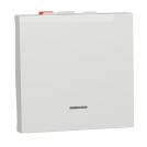 SCHNEIDER ELECTRIC - NU320618N New Unica - Button NO with indication 10A screwless 2modules white
