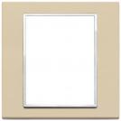 VIMAR - 21668.21 - Plate 8(4+4)M leather cream