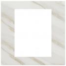 VIMAR - 22668.51 - Plate 8M marbl.stoneware white Calacatta