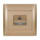 ELMARK - 11283 - COMPUTER SOCKET GOLDEN METALLIC RHYME