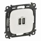 LEGRAND - 7 549 99 Double USB charging socket Valena Allure - pearl