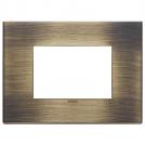 VIMAR - 22653.87 - Eikon Exe Рамка 3М италиански стандарт Antique brushed bronze