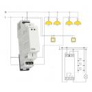 ELKO EP - Pulse relay, silent, 1c / o 16A, 12 ... 240Vac / dc, 1DIN - MR-41/UNI (1)