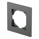 TEM - Единична декоративна рамка Атранцит Flat Logiq OF10AT (1)