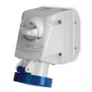 SCAME - Industrial contact with switch 0/I 3P+N+E 16A IP66 series Optima model Combi 518.1657TS