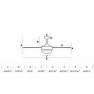 FARO - MINI ICARIA Matt nickel/transparent ceiling fan Ref.33696 (1)