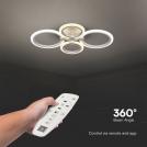 V-TAC - 45W LED Ceiling Lamp 3 Step Dimmable With Remote Control White Body IP20 SKU: 23394 (3)