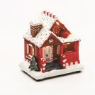 ACA LIGHTING - LED MULTIC. GINGERBREAD HOUSE MUSIC ADAPT:4.5V (NOT INCL) BATT:3XAA (NOT INCL) 12*10*13,5cm X0358