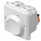 TEM - EM38PW Heating thermostat 5-30°C 230V max 2A 2M, color White gloss, Modul