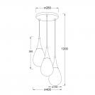 ACA LIGHTING - Пендел Avantgarde OD53423RBK (1)