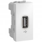 SCHNEIDER ELECTRIC - MGU3.429.18 Unica - USB data connector - 1 module - white