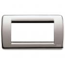 VIMAR - 16754.34 - Rondò plate 4M metal brushed nickel