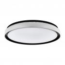 EGLO - Плафон ПЛ LED-CCT 40W 3872lm Ø490 черно/бяло/трансп.'SELUCI 99781