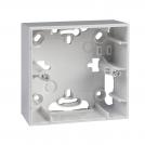 SCHNEIDER ELECTRIC - MGU8.002.18 Unica Basic/Colors - surface box - white - 2 m - 4 knock-outs holes - white