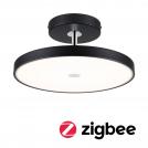 PAULMANN - LED Плафон  96776  Smart Home Zigbee 3.0 HILDOR⚡2700K⚡2000lm⚡230V⚡25W dimmable✴Черен мат/Хром