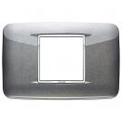 VIMAR - 20682.C09 - Round plate 2centM Bright Atlantic grey 