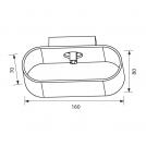 VIVALUX - DECORATIVE OVAL WALL FIXTURE ADEL ∙ WL723 ∙ G9 ∙ BLACK - VIV004652 (1)