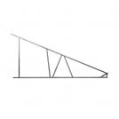 ACA LIGHTING - INSTALLATION TRIANGLE OF DOUBLE PV PANEL ON FLAT ROOFTOP ACATRIANGLEDBL