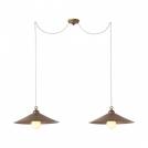 INCANTI - pendant luminaire LEA 02-804 STRUCTURA SU 2X42W E27 AB