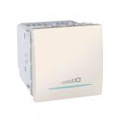 SCHNEIDER ELECTRIC - MGU3.515.25 Unica - pushbutton dimmer - 230 VAC - 20...250 W/VA - ivory