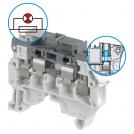 ABB - Редова клема СИВА 4мм2 с предпазител 250V ZS4-SF1-R4 серия SNK 1SNK508415R0000
