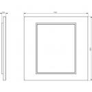 VIMAR - 21668.05 - Plate 8(4+4)M aluminium dark bronze (1)