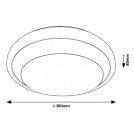 RABALUX - LED ceiling lamp BARBORA 24W 2000lm 4000K 71273 (3)