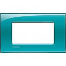 BTICINO - LNA4804VD Square cover plate 4 modules - green deep 