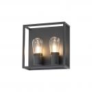 NOWODVORSKI - Аплик за външен монтаж 10503 MARGOT II GR WL , 2 x E14 , 10W LED , IP54