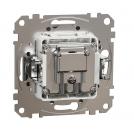 SCHNEIDER ELECTRIC - SDD113471S Sedna Design & Elements - TV/SAT Розетка 4db/1db, крайна, алуминий (1)