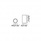 FARO - REL-P LED White ceiling lamp Ref.64198 (1)