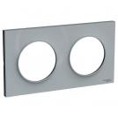 SCHNEIDER ELECTRIC - S520704A1 Odace Styl cover frame 2 gang grey