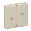 SCHNEIDER ELECTRIC -  MTN411544 Rocker for roller shutter switch and push-button, white, Antique