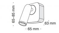 MAYTONI - Аплик MIRAX C039WL-L3B3K LED 3W, 150LM, 3000K (1)