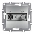 SCHNEIDER ELECTRIC - TV-SAT розетка крайна 1dB алуминий Asfora EPH3400161