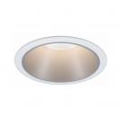 PAULMANN - Луна 93409  Cole Coin IP44 round 88mm Coin⚡ 6W⚡ 470lm⚡ 230V dimmable 2700K ✴Бял мат/Сребро 