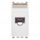 VIMAR - 20339.4.B - RJ45 Cat5e Netsafe UTP110 Интернет розетка Бял EIKON