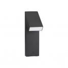 NOVA LUCE - Bollard L:12, W:15.5, H:40 cm.  9020930  BRIGITTA ⚡ LED 6W ⚡ 3000K ⚡ PF>0.8 ⚡ CRI ≥80 ⚡ 100-240V ⚡ IP65 ✴ Black 