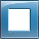 BTICINO - LNA4802AD Square cover plate 2 modules - blue deep 