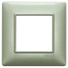 VIMAR - 14642.72 - Plate 2M metal metallized green