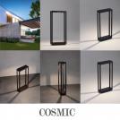 NOVA LUCE - Градински стълб   Д:23, Ш:8.6, В:50 см.    9030590   COSMIC ⚡ LED 8W ⚡ 491Lm ⚡ 3000K ⚡ 220-240V ⚡ IP65 ✴ Тъмен антрацит 